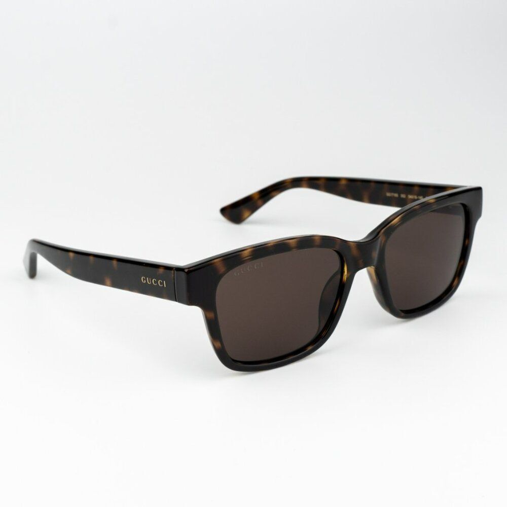 NEW Gucci GG1716S 002 Havana Brown Square Unisex Sunglasses - Picture 6 of 12